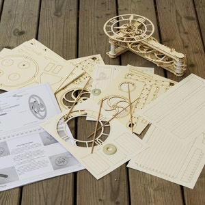 UNDECIMUS a paper and cardboard clock kit. image 3