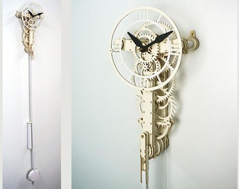 UNDECIMUS a paper and cardboard clock kit.