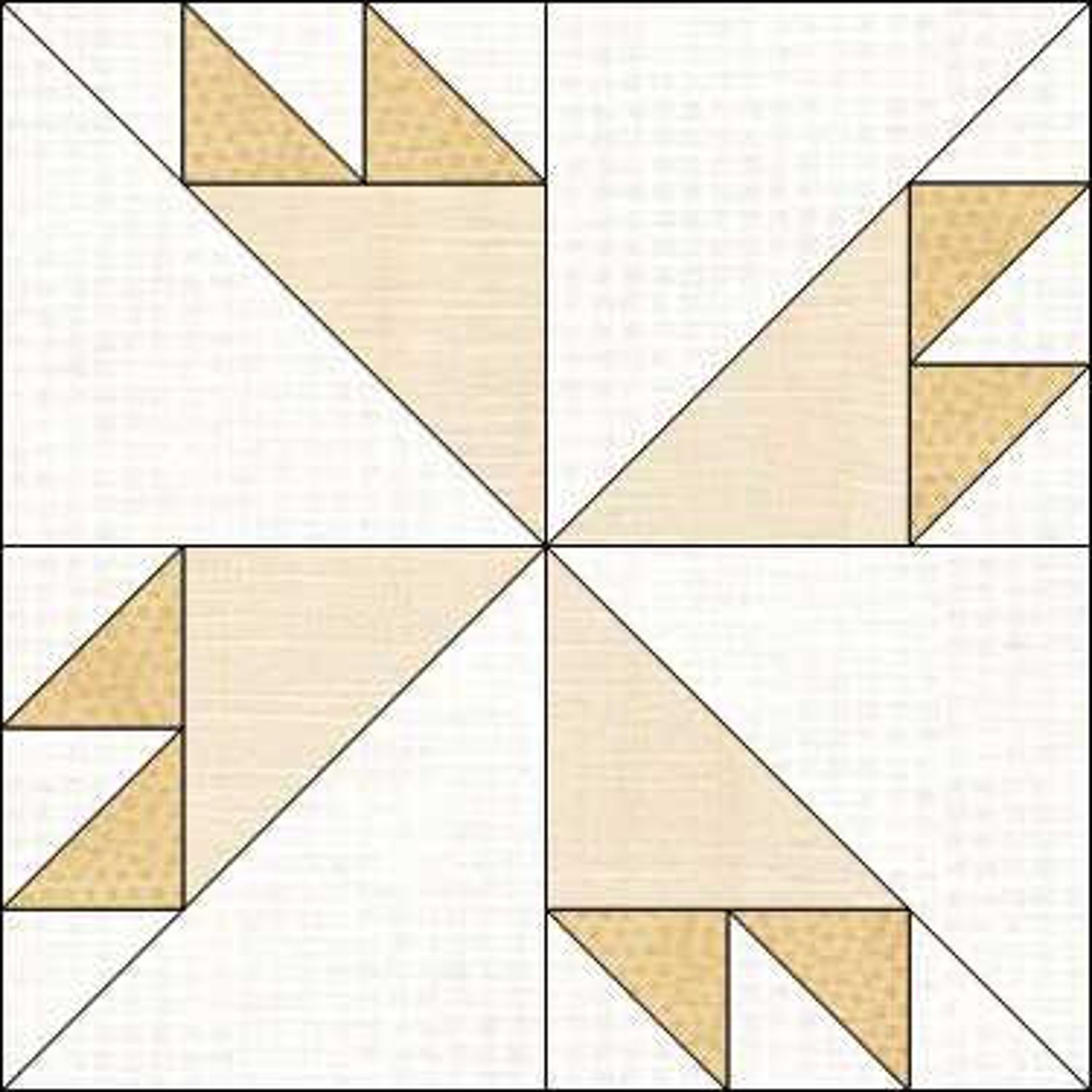 Rosebud quilt block pattern 4 inch quilt block patchwork Etsy