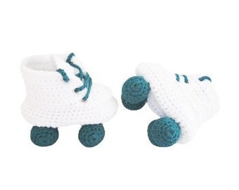 Crochet Baby Roller Skate  shoes, Skates Boots