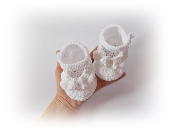 newborn white shoes