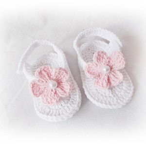 Crochet Baby Flip Flops