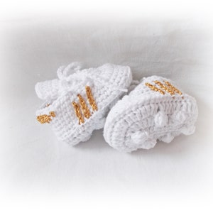 Crochet Baby Shoes Crochet Soccer Shoes Baby's First - Etsy