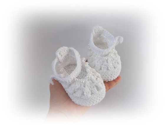 pearl baby shoes