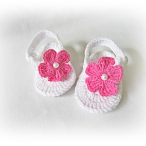 Crochet Baby Flip Flops