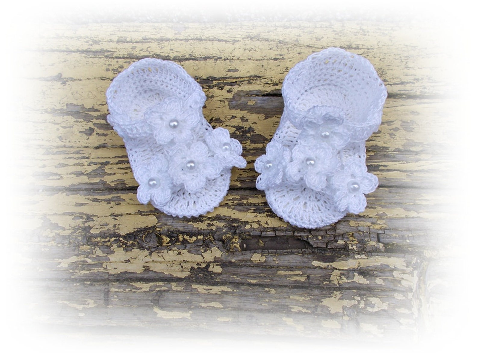 Crochet Baby Sandals White Newborn Sandals Baby Sandles Etsy