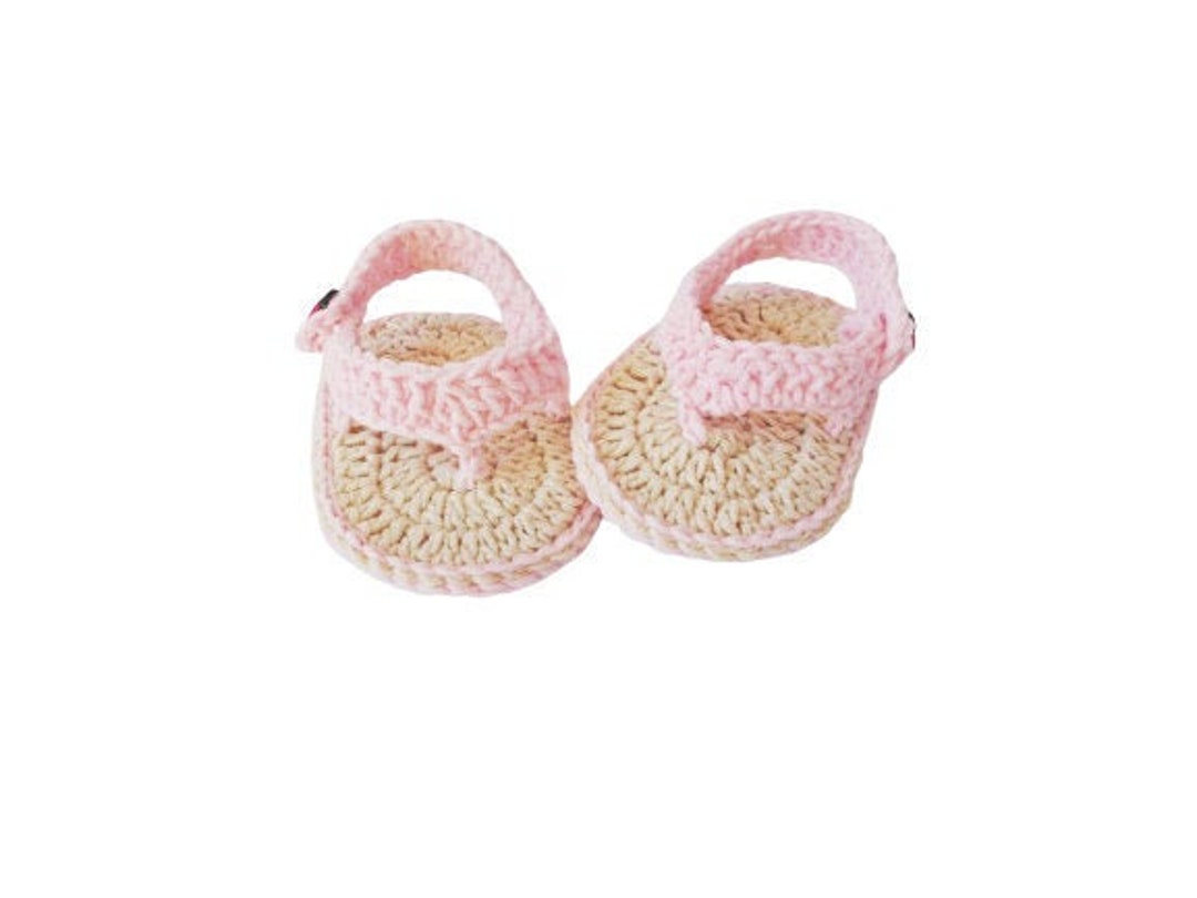 Crochet Baby Girl Flip Flops - Etsy