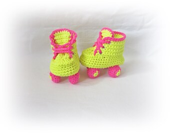 Crochet Baby Roller Skate  shoes, Skates Boots, newborn gift