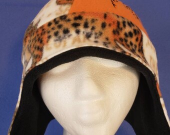 Save the Leopards Fleece Ear Flap Hat