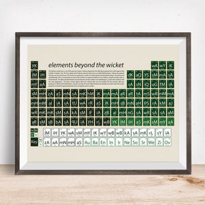 Pakistan Cricket Print, Cricket Geschenk, Cricket Kunstdruck, Cricket Periodensystem, Pakistan Cricket Geschenk, Geschenk für Pakistan Cricketer