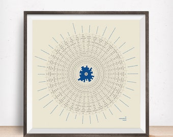 Leicester gift, Leicester City art gift, Leicester City supporter, Football gift, Leicester City present, gift for him, gift for teacher