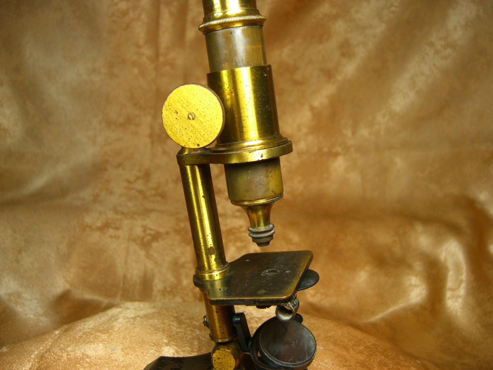 Antique microscope bronze brass iron 19th century rare | Etsy