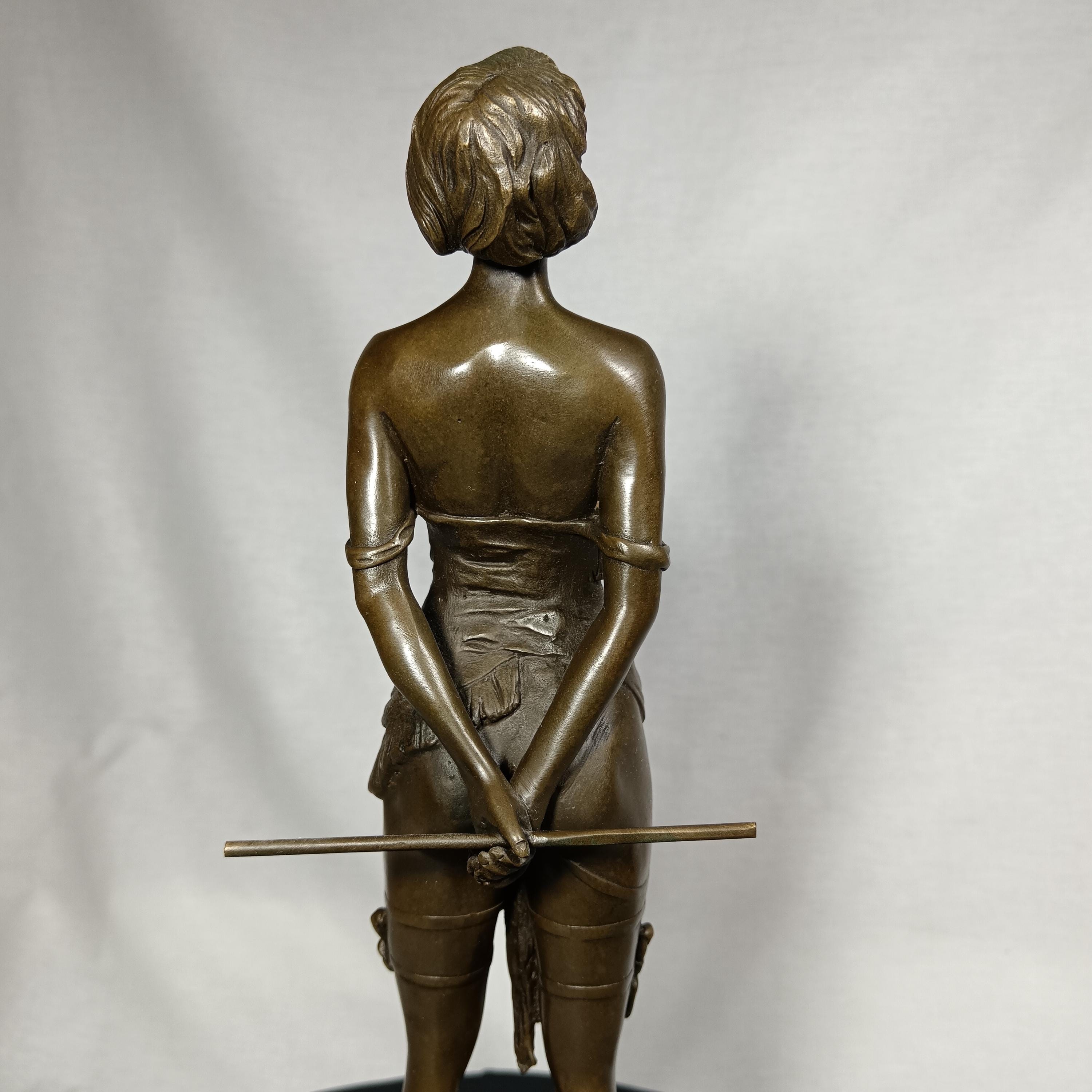 Bronze Sculpture, Art Deco, Bruno Zach, the Crop, Erotic Young