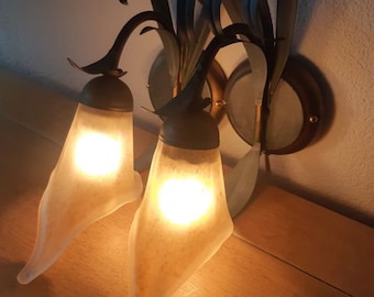 Apliques de pared Kolarz de cristal de Murano, estilo Art Déco (par)