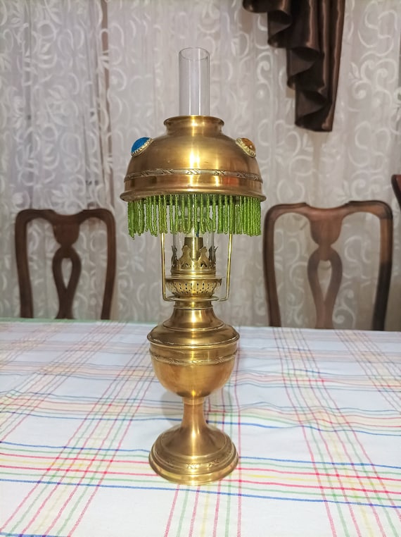 Oil Lamp, Art Nouveau style, Bourgeois Parisien, Christoffle design, luxury decor, unique