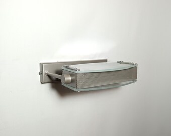 Aplique de pared, aplique, moderno de mediados de siglo, posmoderno, iluminación arquitectónica, giratorio, SFORZIN Italia, iluminación de lujo, único