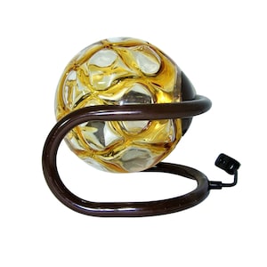 Doria Mid Century Modern, Art Deco table desk, floor lamp, Murano glass, vintage