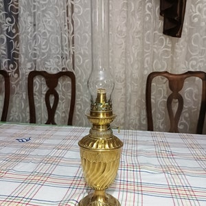 Oil Lamp, Art Nouveau style, Bourgeois Parisien, luxury decor, unique