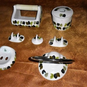 Porcelain bathroom set, Royal KPM Bavaria , Mid Century, handmade, ultra vintage