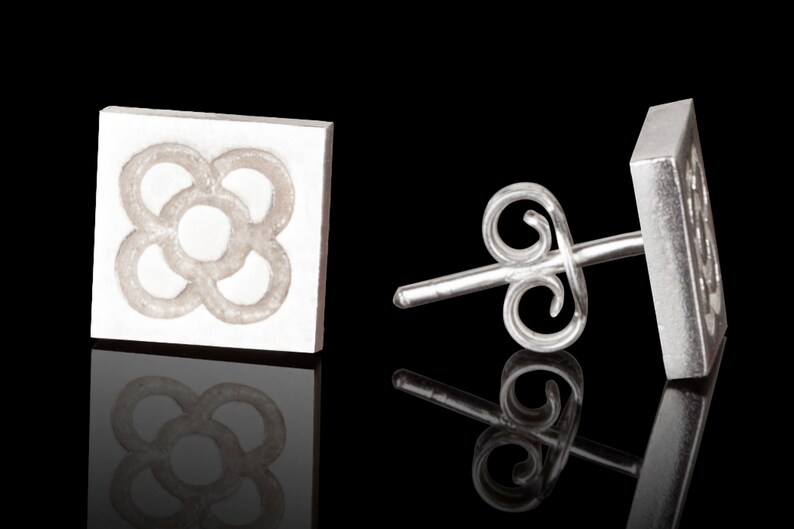 Barcelona Modernisme Tile Earrings