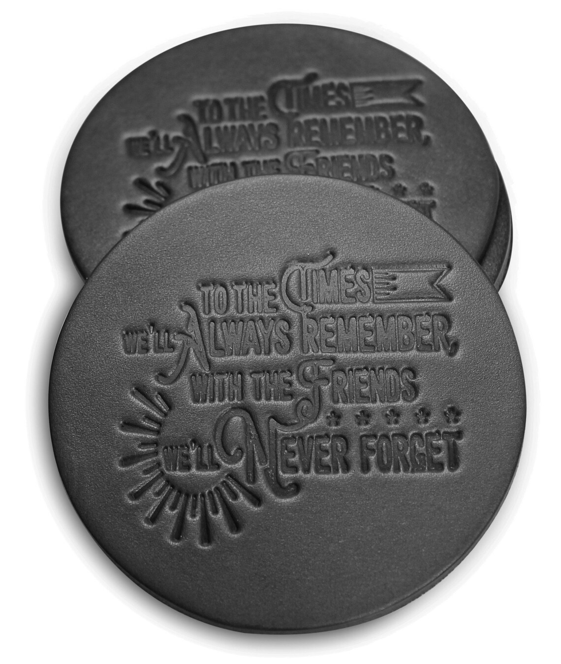 Leather Coasters set of 4 Wedding Coasters Drink Etsy