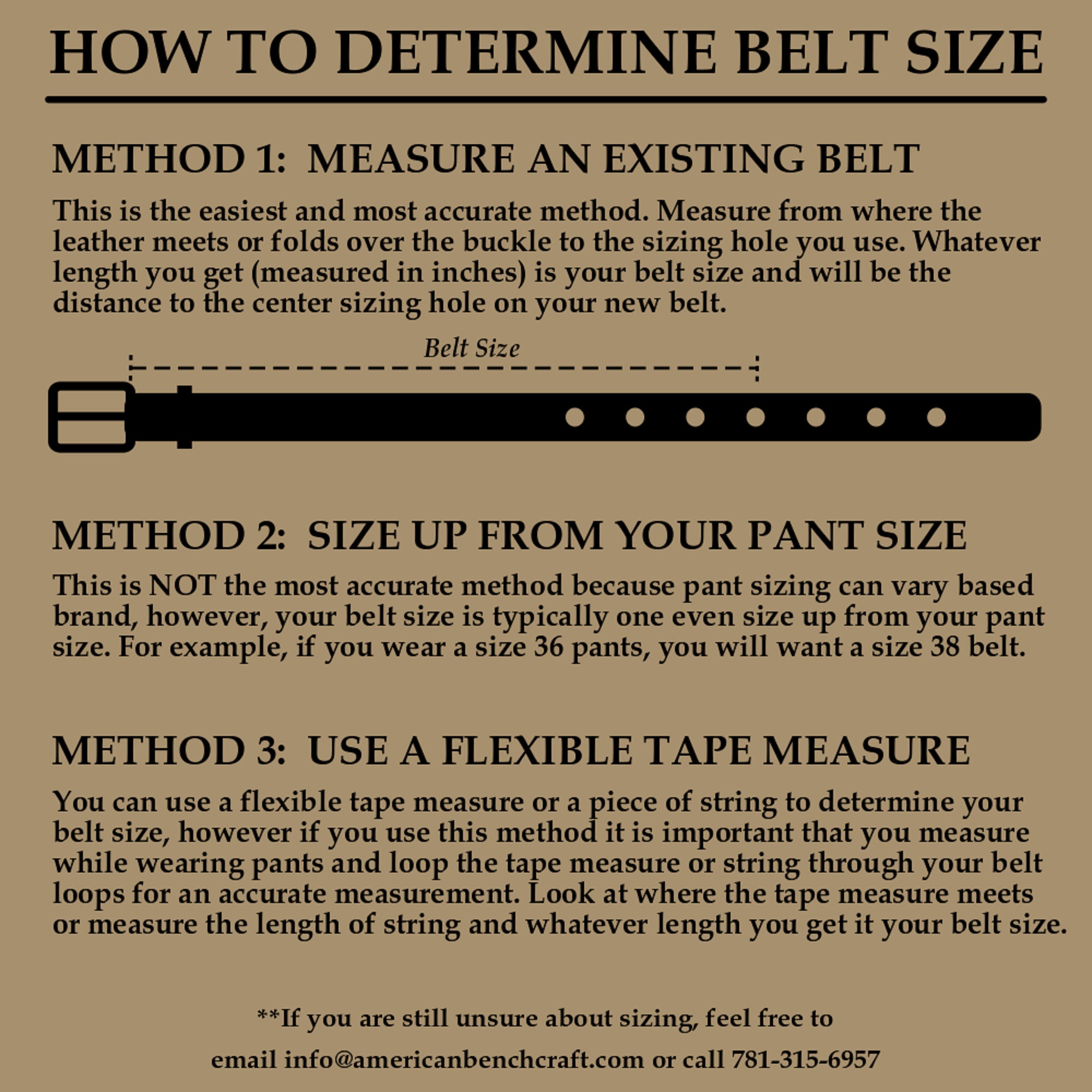 Mens Leather Belt Handmade Leather Belt 