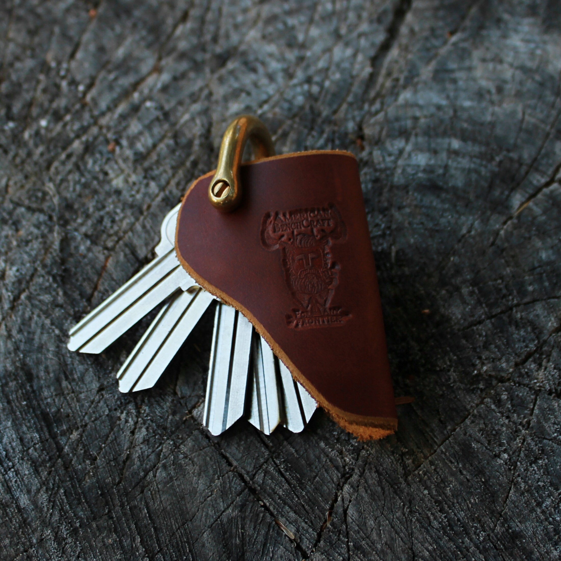 Handmade Leather Key Chain - Flashbang Holsters