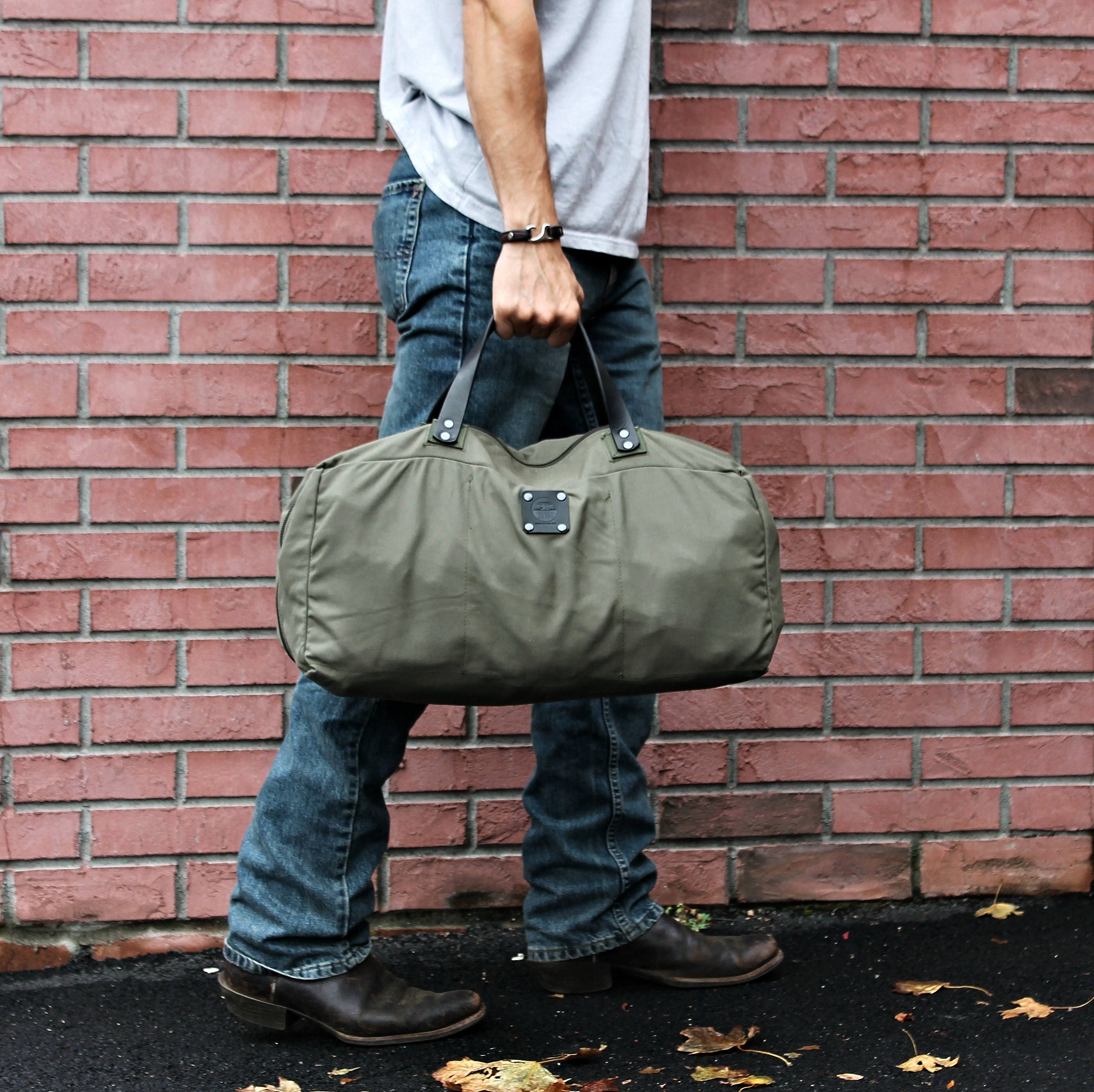 Army Surplus Duffel Bag Repurposed Military Gym Bag | Etsy