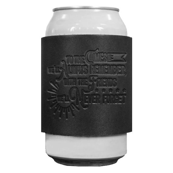 Leather Can Holder Wedding Gift Can Cooler Beer Holder 