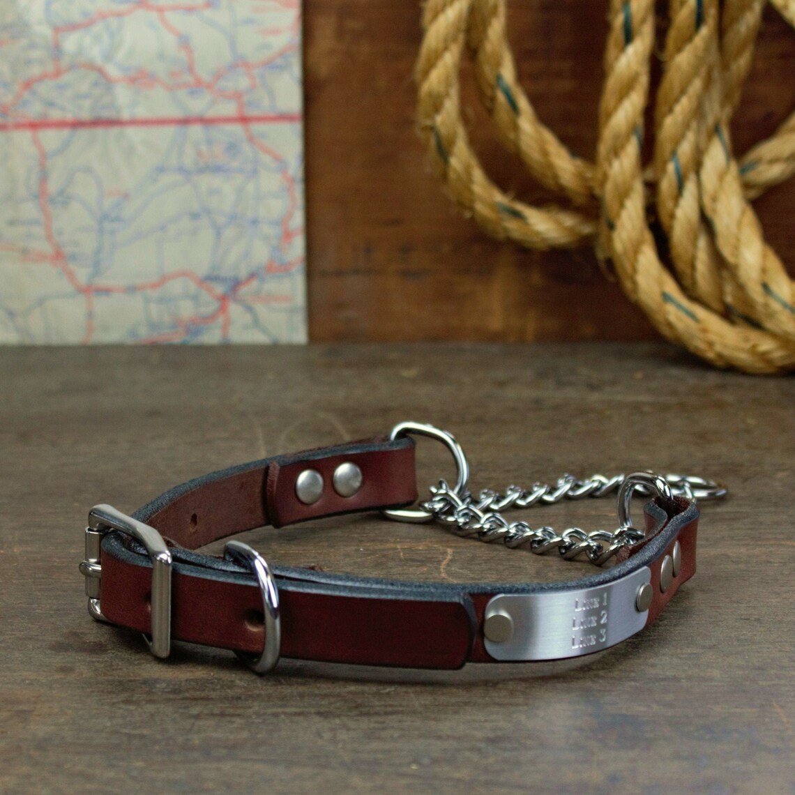 Personalized Martingale Dog Collar Martingale Dog Collar Etsy