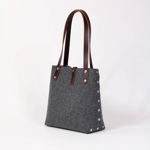 Small Felt Shoulder Bag, Felt Handbag; Bags & Purses, Shoulder Bags, Handbags