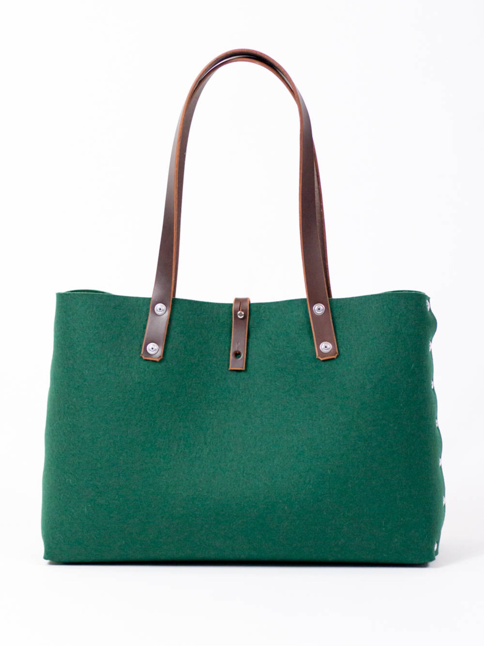 Felt Shoulder Bag Felt Handbag Green Bags & Purses Shoulder Etsy
