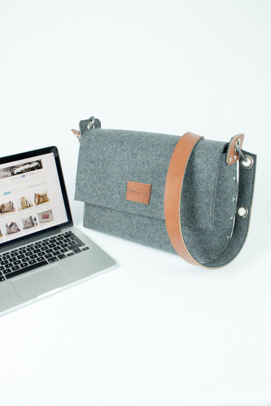 Laptop Messenger Bag, Laptop Bag, MacBook 13 Bag / Mens Messenger , MBP
