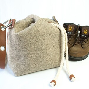 Bolso de noche, Bolso grande de fieltro, Bolso tipo mensajero de fieltro, Bolso bandolera, Bolso grande, Bolso tipo cartera unisex, Bolso de lona, Bolso estilo cubo