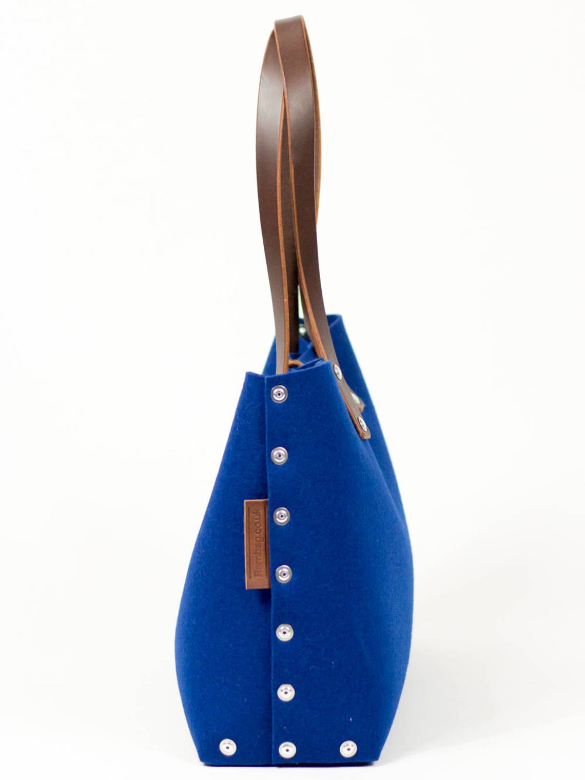 Felt Shoulder Bag Felt Handbag Blue Bags & Purses Shoulder Etsy