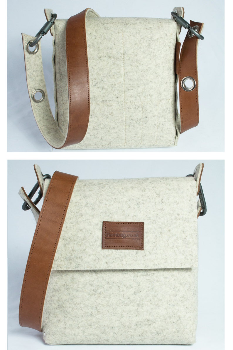 Messenger Bag Satchel bag / Felt messenger bag / across body Etsy