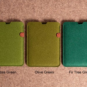 Wool Felt MacBook Sleeve, Laptop Case for MacBook Neo, Air and Pro image 12