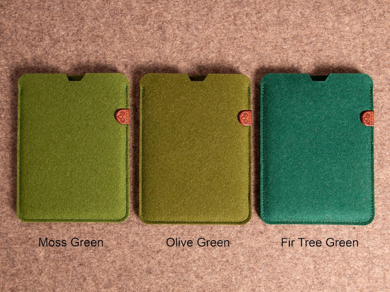 Wool Felt MacBook Sleeve, Laptop Case for MacBook Neo, Air and Pro image 12