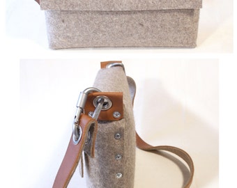 Buy Felt Messenger Bag, Satchel Bag for Men and Women Online in