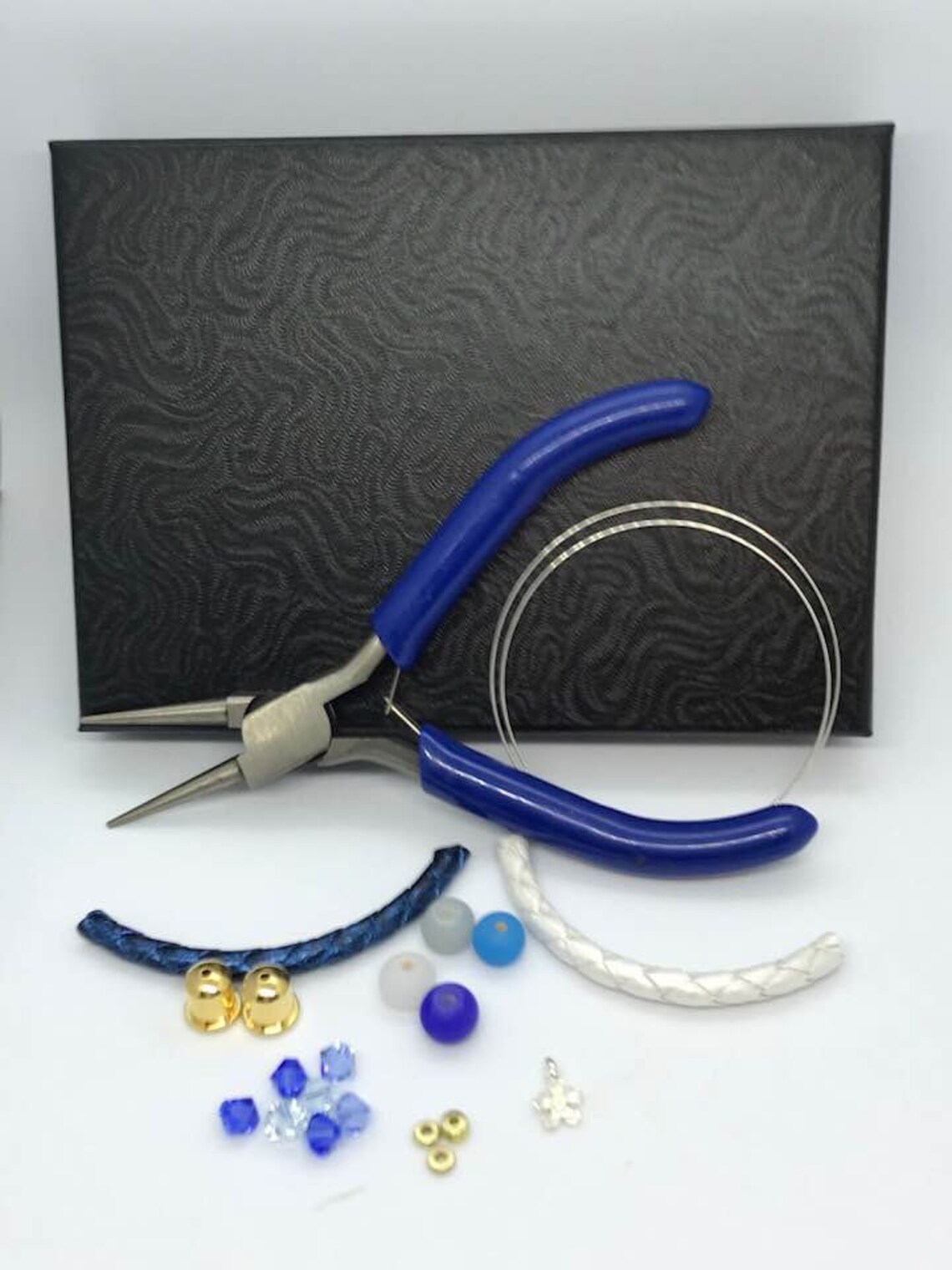 Wrap Bracelet Kit Leather Beads Charm & Tool. Beads Kits Etsy Australia