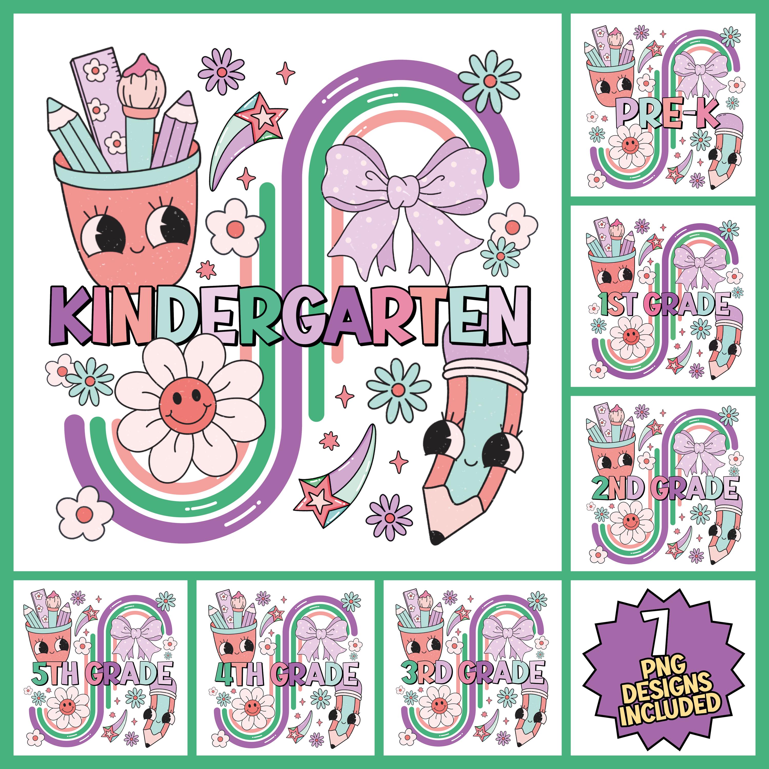 Back to School Bundle, Kindergarten, Pre-k, First, Second, Third ...