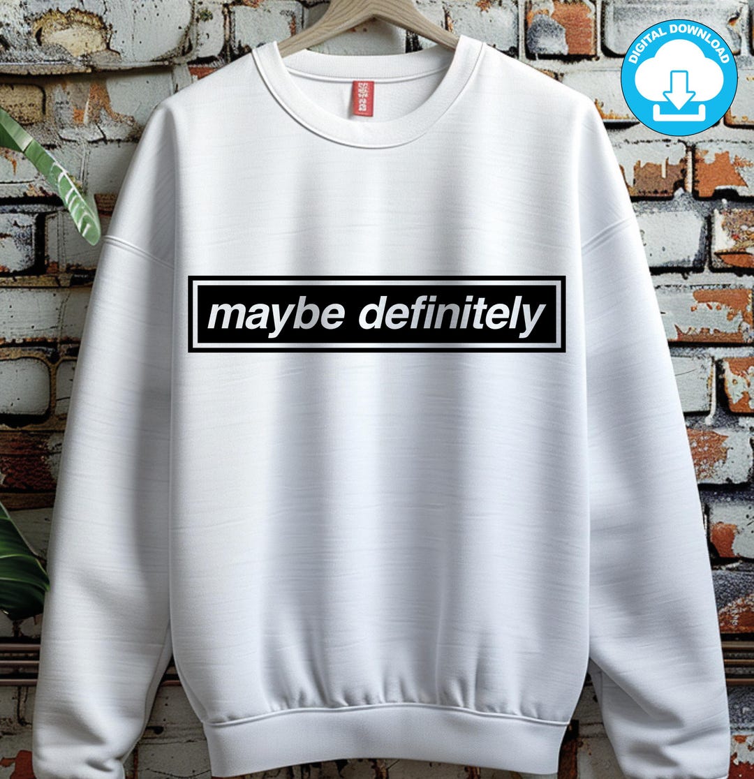 Oasis PNG, Definitely Maybe, Oasis Play on Words Maybe Definitely ...