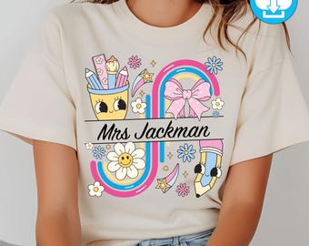 Editable Teacher Gift Printable | Custom Name Art | Cute Digital Download | Teacher Appreciation | End of Year Classroom Gift | Teacher Gift