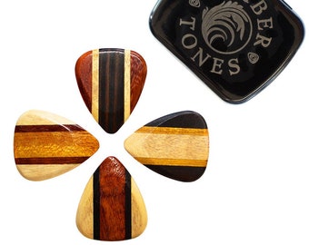 Exotic Timber Boutique Zone Deluxe Guitar Picks - 351 shape - Timber Tones