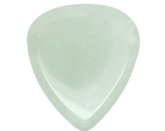 Crystal Quartz Guitar Pick | Boutique Stone Plectrum | Unique Musician Gift | Natural Mineral Keepsake