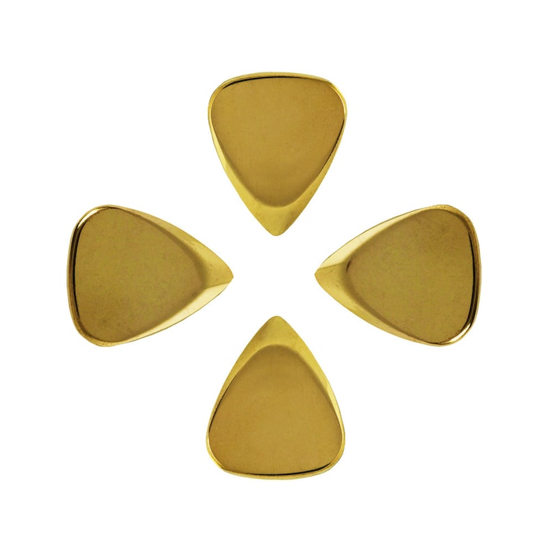 Jazz III Brass Guitar Pick Boutique Metal Guitar Plectrum Etsy