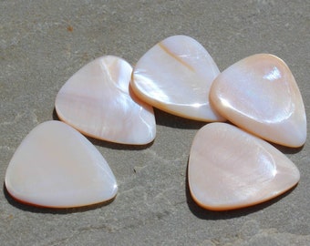 Mussel Shell Guitar Pick - Boutique Guitar Plectrum