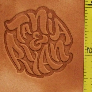 Custom Leather Stamp or Leather Embossing Die or Maker&#39;s Stamp or Leather Stamp