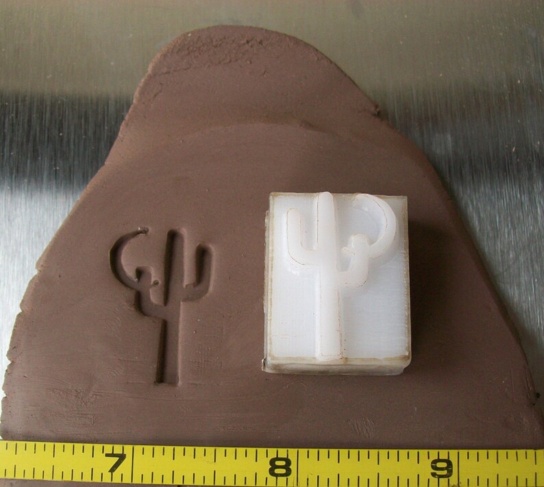 Custom Pottery Stamp or Polymer Clay Embossing Die Under Etsy