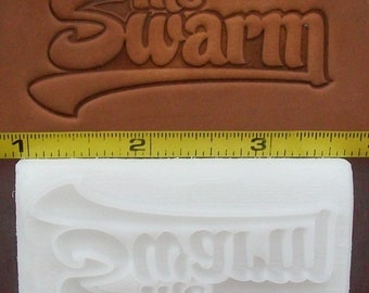 Custom Leather Stamp or Leather Embossing Die under 3"